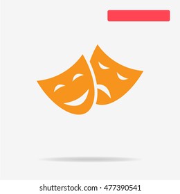 Theater icon. Vector concept illustration for design.
