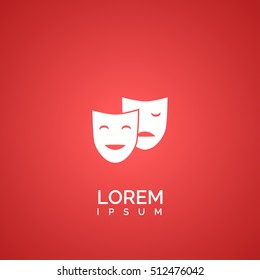 theater icon. vector illustration