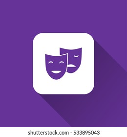 theater icon. vector illustration