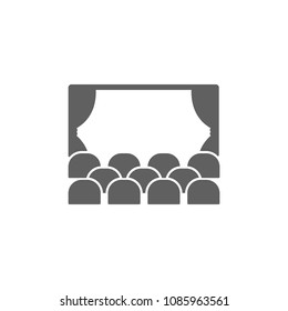 Theater icon vector. Symbol for your web site design, logo, app, UI. Vector illustration, EPS