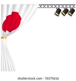 Theater  Japan. vector