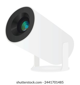 Luz del teatro. reflector. ilustración vectorial