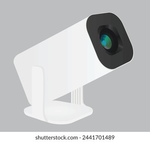 Theater light. reflector. vector illustration