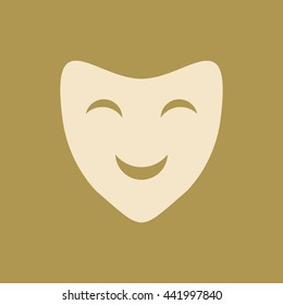Theater Mask Icon. 