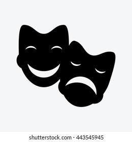 Theater mask icon.