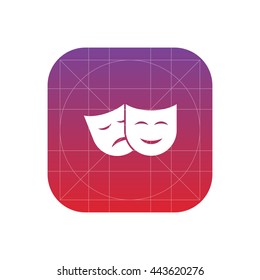 theater mask icon
