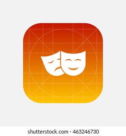 theater mask icon