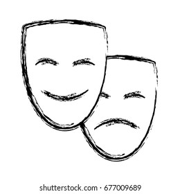 theater mask icon