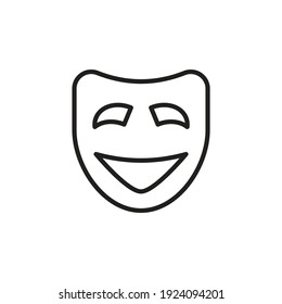 Theater Mask icon in vector. Logotype