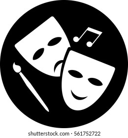 Theater Mask Playhouse Icon