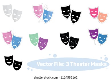 Theater masks