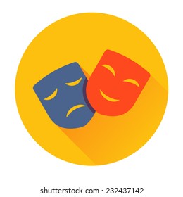 theater masks icon