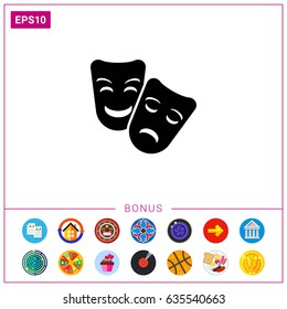 Theater masks icon