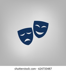 Theater masks. Vector art