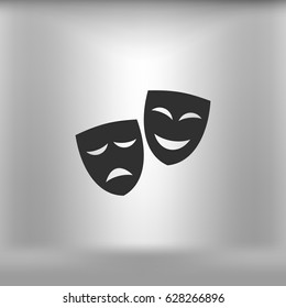 Theater masks. Vector art