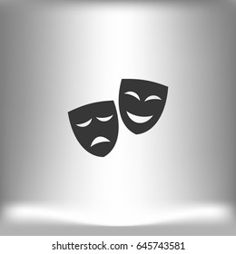 Theater masks. Vector art