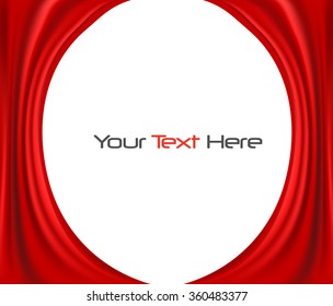 Theater with red fabric