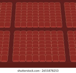 Theater seating or auditorium seating is seen as a graphic resource and background image.