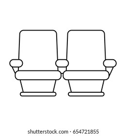 Theater Seats Icon Image 