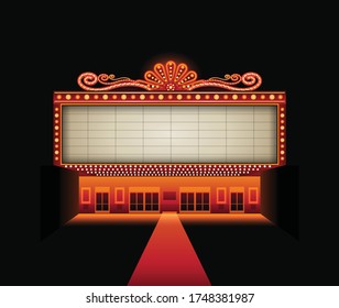 Theater Sign Billboard Frame Design