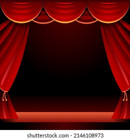 Theater Stage copy space that can be used for, book or magazine cover, banner, ad, backdrop or any other purpose.