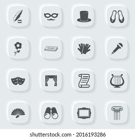 Theater symbol for web icons