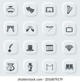 Theater symbol for web icons