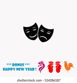 Theater vector icon