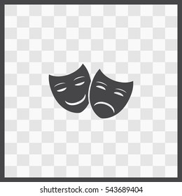 Theater vector icon. Isolated illustration. Business picture.
