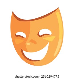 theather comedy mask isolated icon