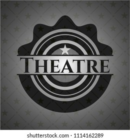 Theatre dark emblem. Retro
