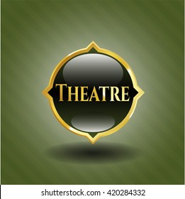 Theatre golden emblem