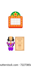 Theatre icon set