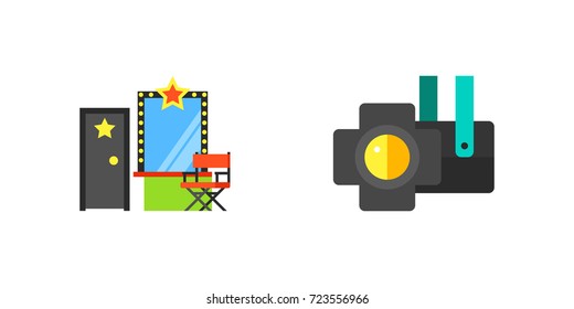 Theatre icon set