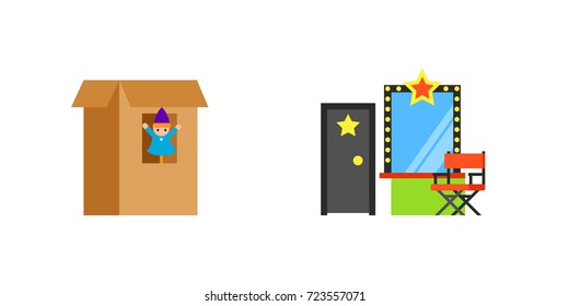 Theatre icon set