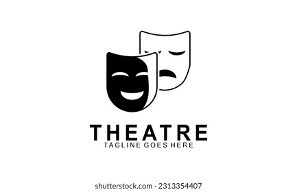 theatre logo vector. theatre illustration