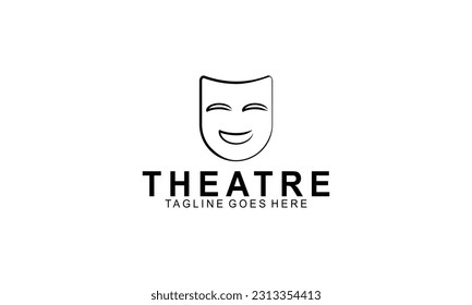 theatre logo vector. theatre illustration