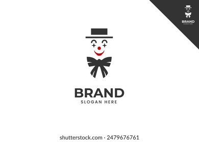 Theatre logotype. Entertainment brand identity design template. Perfect logo for business related to cinema industry. Isolated background. Vector eps 10.