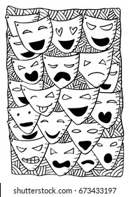 Theatre masks 