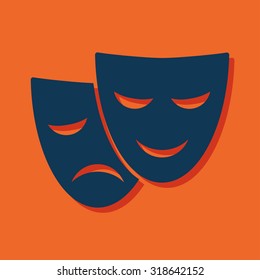 theatre masks icon