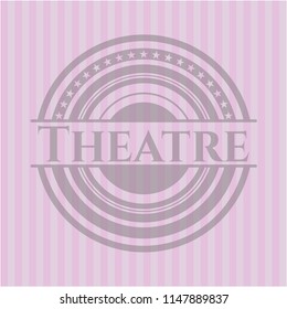 Theatre pink emblem