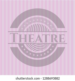 Theatre pink emblem