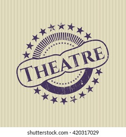 Theatre with rubber seal texture