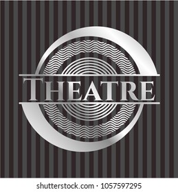 Theatre silvery emblem