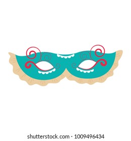 theatrical mask, Purim holiday, vector