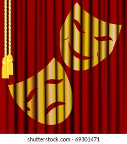 theatrical masks
