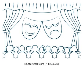 theatrical scene