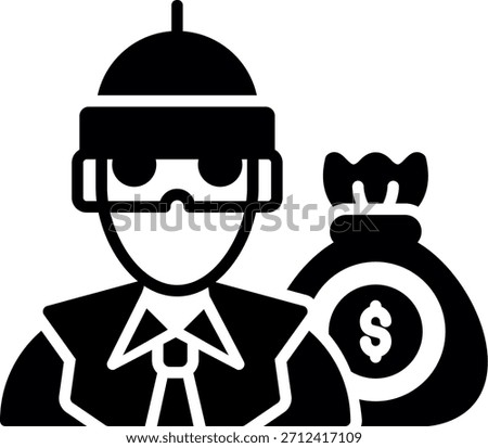 Theft Creative Vector Icon Design