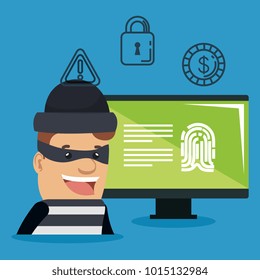 Theft identity avatar character