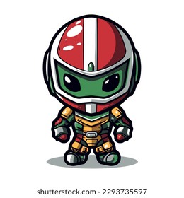 With their high-tech weapons and powerful armor, this robotic super hero is the ultimate force against evil.